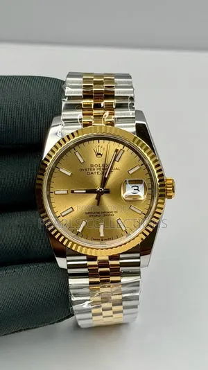 Rolex Oyster Perpetual Gold Chain Watch