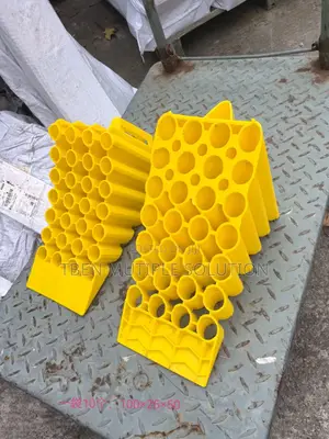 Yellow Plastic Wheel Chocks,or Tyre Wage