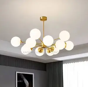 Modern Led Magic Bean Chandeliers Living Room Bedroom Ceiling