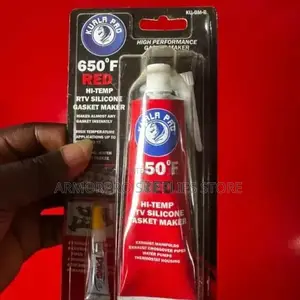 Kurala Pro High-Temp RTV Silicone Gasket Maker in Red