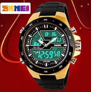 Analog and Digital Black Skmei Military Men's Watch