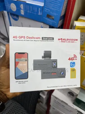 Car Dash Cam 4g GPS Dual Lens With Sim