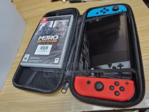 Nintendo Switch Oled With Metro Disc