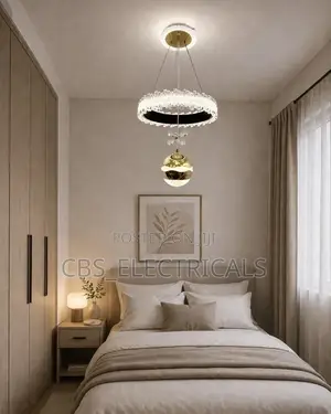 Crystal Ring Globe Pendant Chandelier