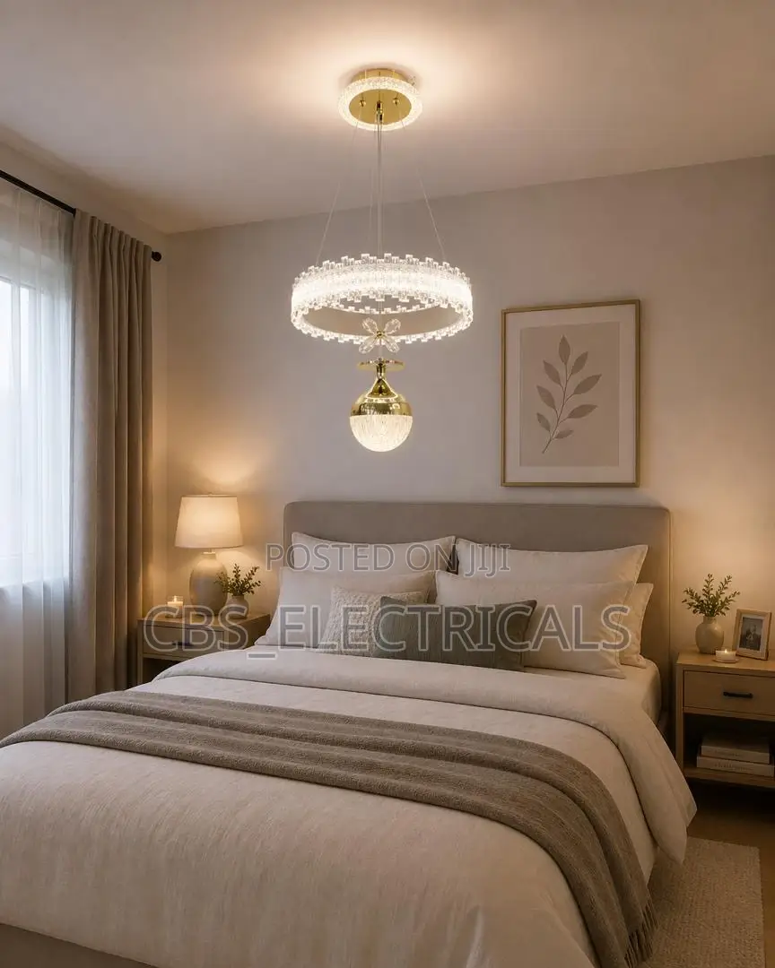Crystal Ring Globe Pendant Chandelier