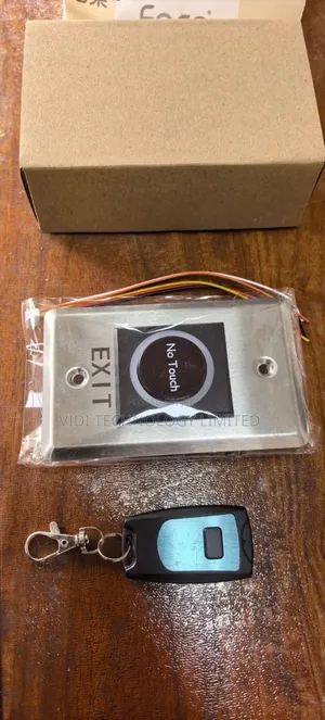 No-Touch Exit Button With Remote Control