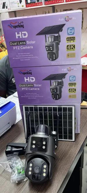 Superking Brand Hd Dual Lens Solar PTZ Camera.