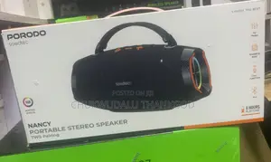 Porodo Soundtec Nancy Portable Stereo Speaker TWS Pairing - Black