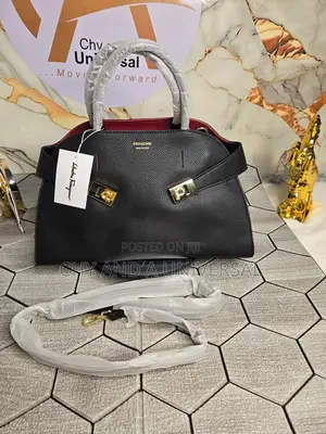 Exotic Salvatore Ferragamo High Quality Leather Handbag