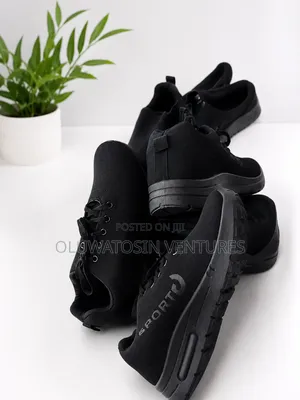 High Quality Black Sneakers
