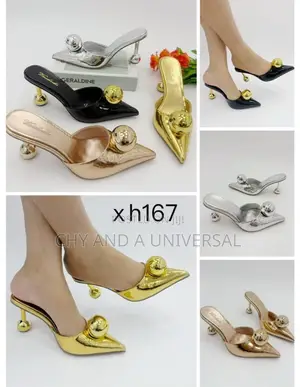 Unique Spool Heeled Vaidada Footwear
