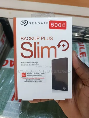 Seagate Backup Plus Slim 500gb Portable External Hard Drive