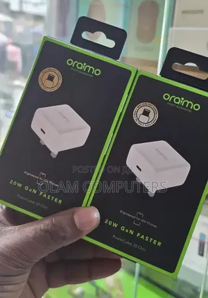 Oraimo 20w Gan Faster Powercube 20 Chic + Cable