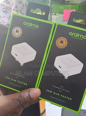 Oraimo 20w Gan Faster Powercube 20 Chic + Cable