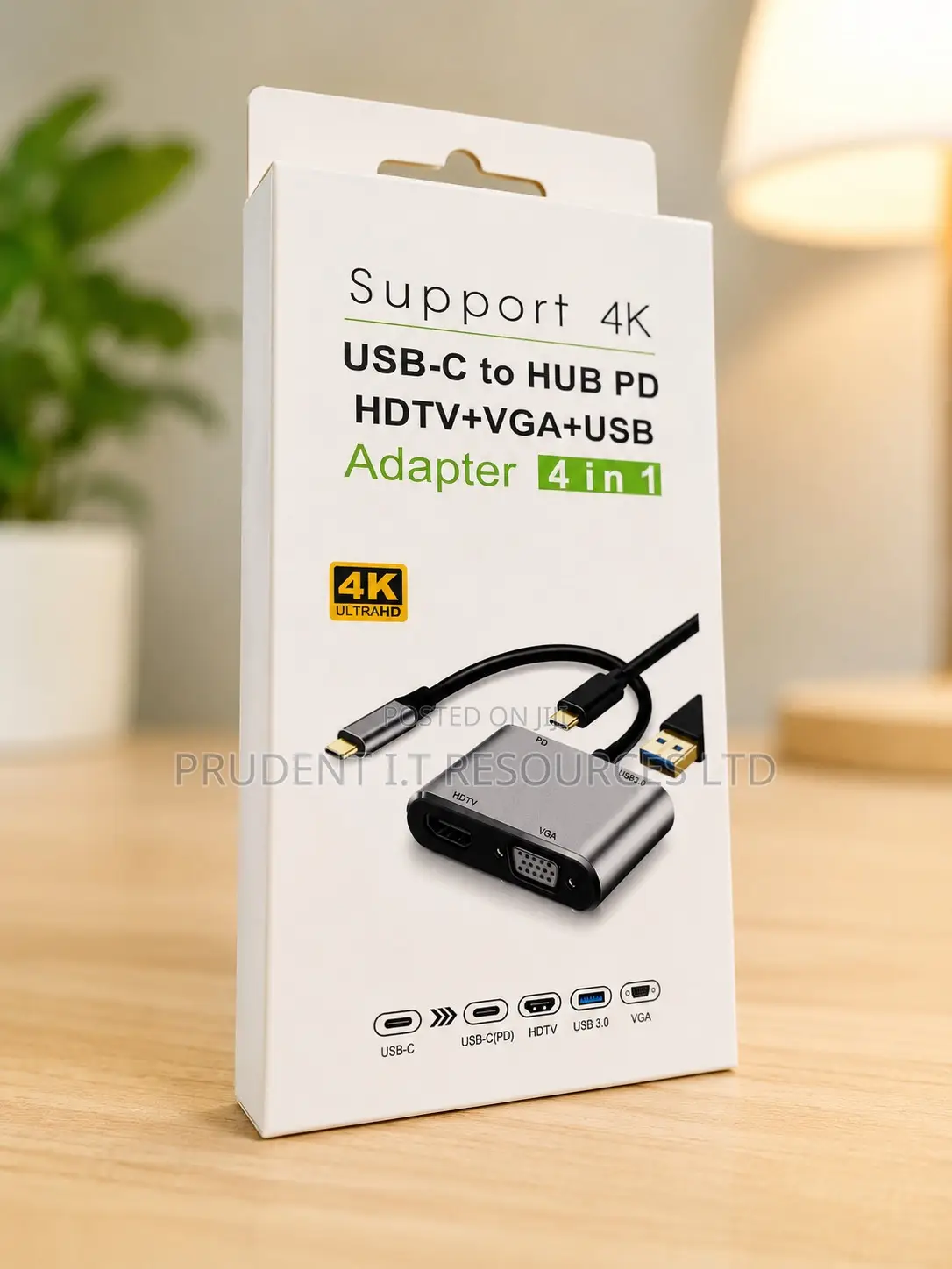 Type-C 4ports Multifunction Adapter