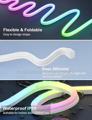 Led Neon RGB Multi-Color Magic Strip Light With App Remote Control