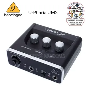 Behringer U-Phoria Um2 Audiophile 2x2 Usb Audio Interface