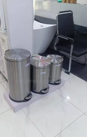 Stainless Steel Pedal Bins.
