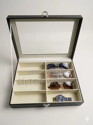 Multipurpose 8 Slots Sunglasses Storage Box