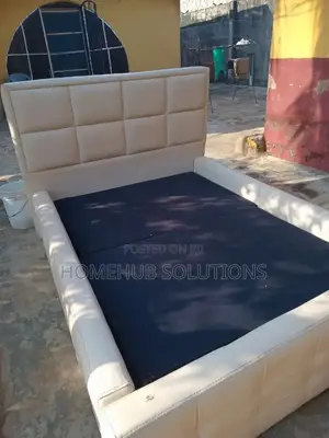 4.5by6 Bedframe With Mattress
