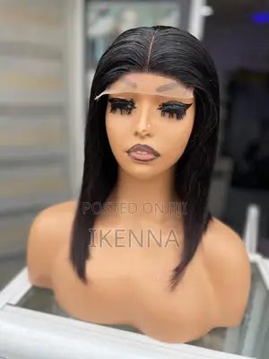 14” Human Hair Wig With a 4x4 Closure