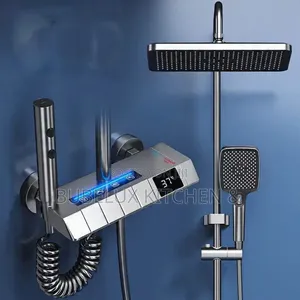 N104 Digital Led Shower Set - Rainfall + Handheld + Bidet Spray