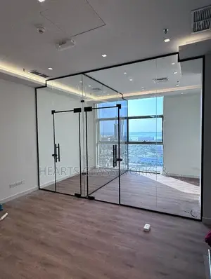 Modern Office Glass Partition Installation