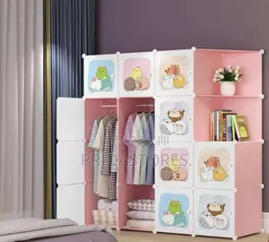Kids Cloth Cabinet 14doors+Corners