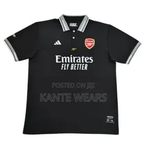 Arsenal Latest Champions Edition Jersey - Black Design