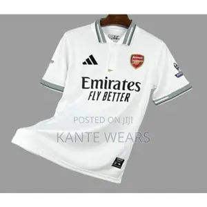 Arsenal Latest Champions Edition Jersey - White Design