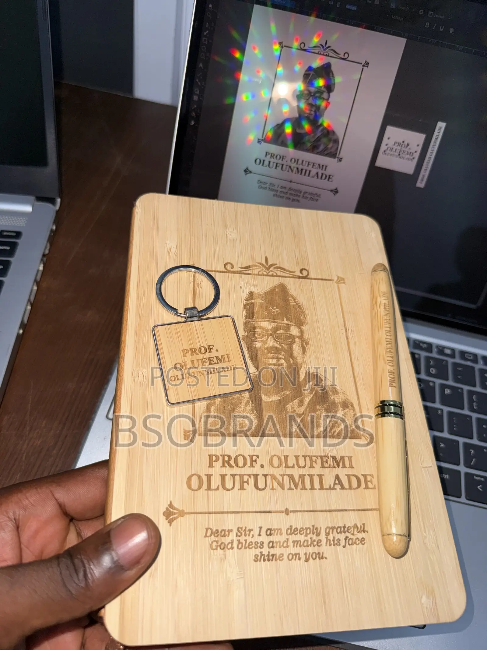 Engraved Notepad