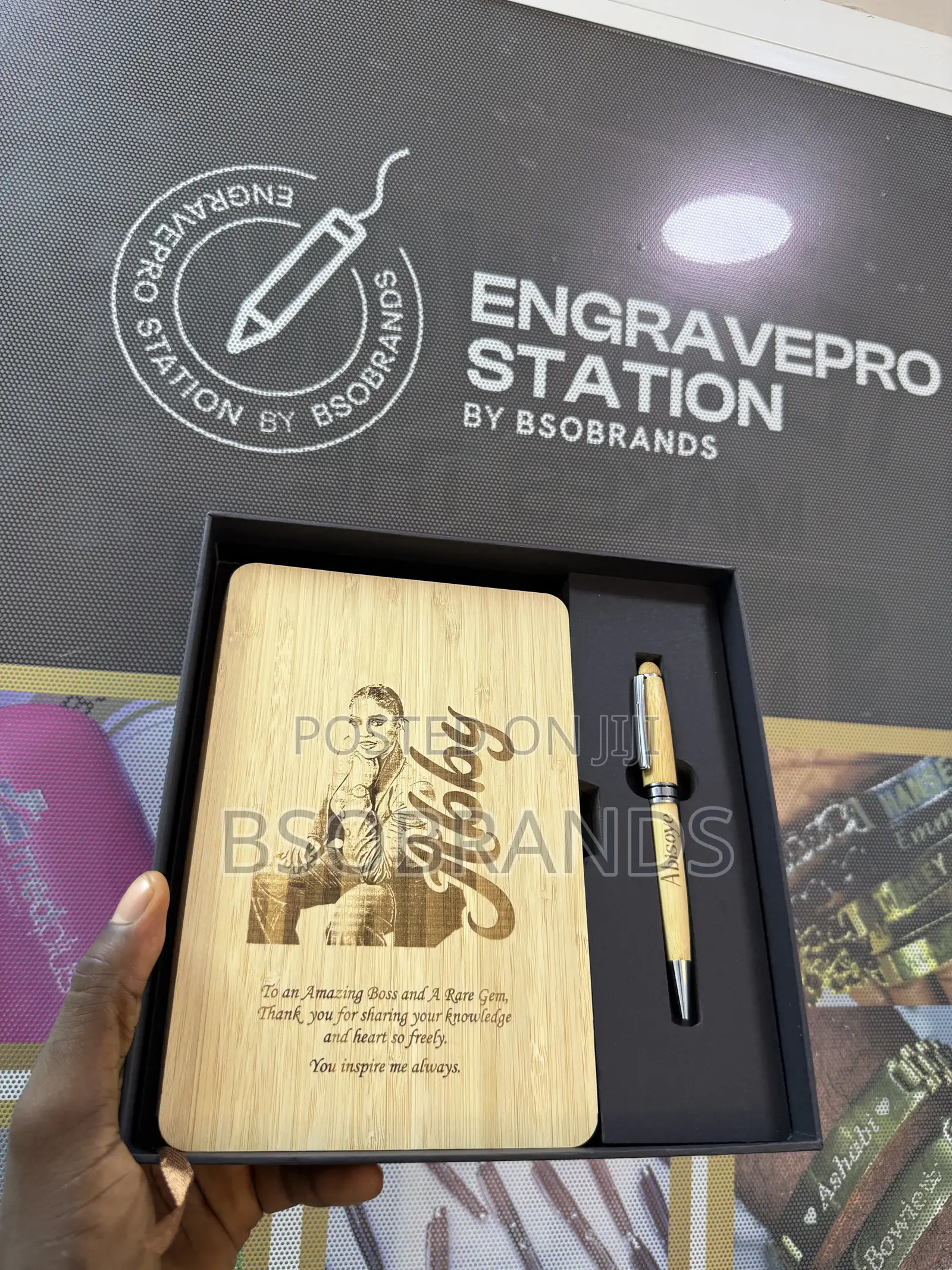 Engraved Notepad