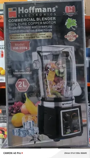 Hoffman Sound Proof 2l Industrial Blender