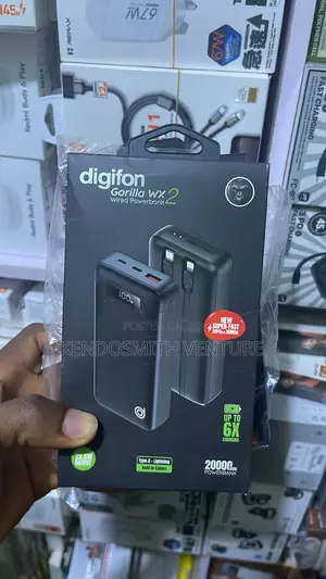 Digifon Gorilla Wx2 20000mah Power Bank – 22.5w Fast Charging