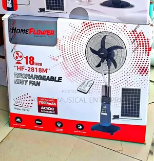 Homeflower Hf-2818m Rechargeable Mist Fan