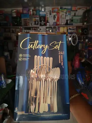 24 Pieces Cutlery Set,Spoon