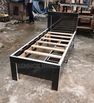 3ft by 6ft Wooden Bedframe With 2 Attached Drawers