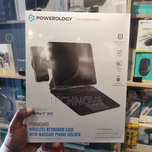 Powerology Wireless Keyboard Case With Magsafe Holder for 13" iPad Pro
