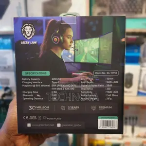 Green Lion Shadow Anc Gaming Headset