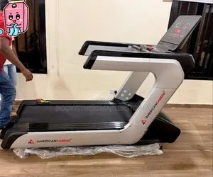Heavy-Duty American Cardio Commercial Treadmill With an 8.0 Hp