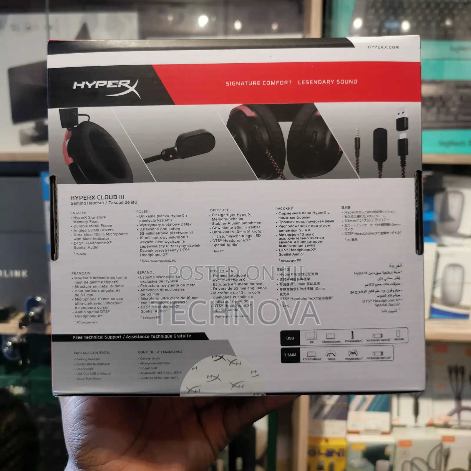 Hyperx Cloud Iii Wired Gaming Headset