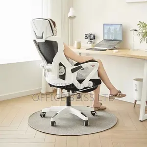Newly Egornomic Swivel Office Chair With Leg Rest