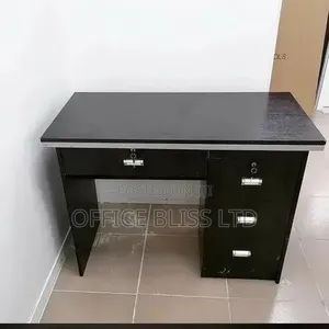 Portable Home Office Table (Black) 100cm