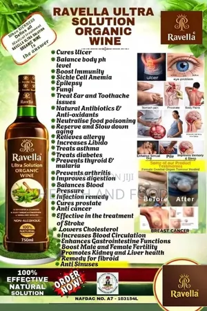 Ravella Wine 100% Nature Herbal Solution
