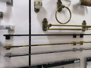 70cm Single Towel Rack (Gold, Chrome and Black)