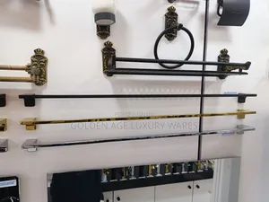 90cm Premium Quality Towel Rack ( Chrome, Gold and Black)