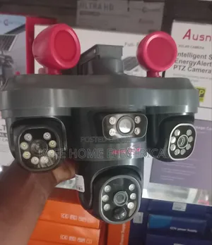 T33 Triple Lens Solar Security Camera – 9mp PTZ With 360° Rotation