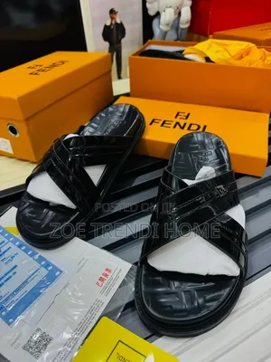 Fendi Men’S Slippers – Luxury Comfort Style