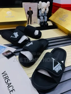 Versace Men’S Slippers – Luxury Comfort Style