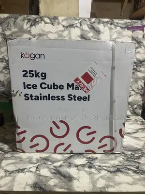Kogan 25kg Ice Cube Maker Stainless Steel.